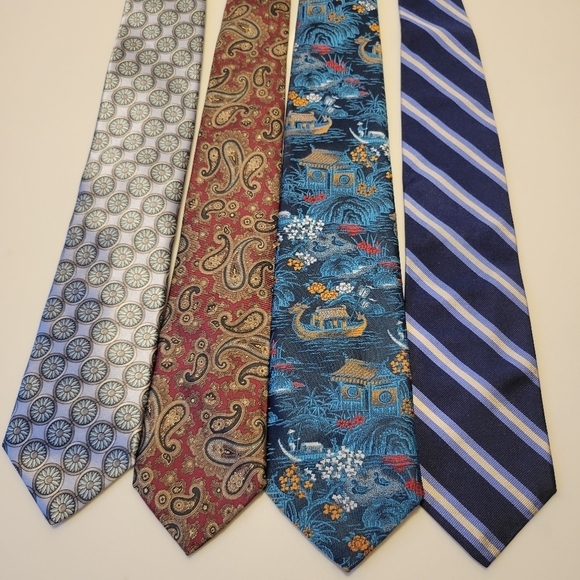 Designer Ties Lot Four (4) - Picture 1 of 4